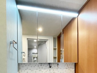 美しいボウルデザインで気品ある優雅な洗面空間　川崎市高津区Y様邸